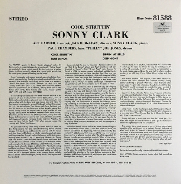 Sonny Clark - Cool Struttin' (2xLP, Album, Ltd, Num, RE, RM, 180) (Near Mint (NM or M-)) (Very Good Plus (VG+)) - Image 4