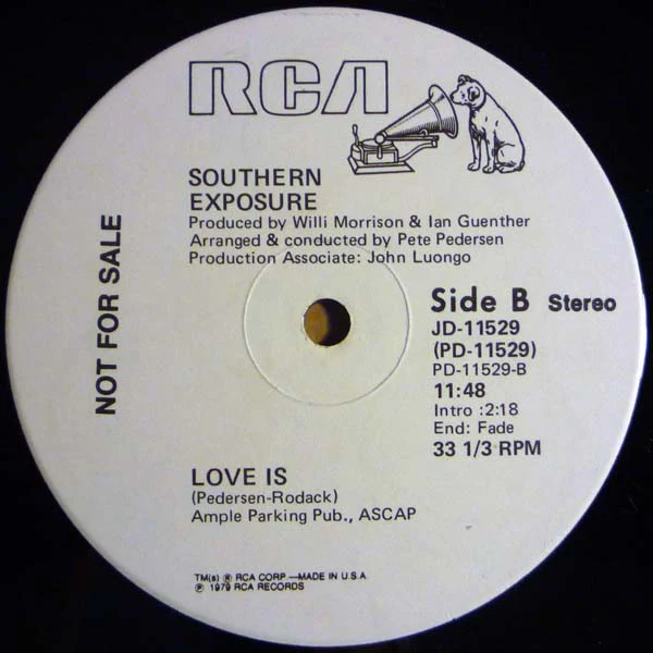 Southern Exposure - Headin' South (12", Promo) (Very Good Plus (VG+)) - Image 2