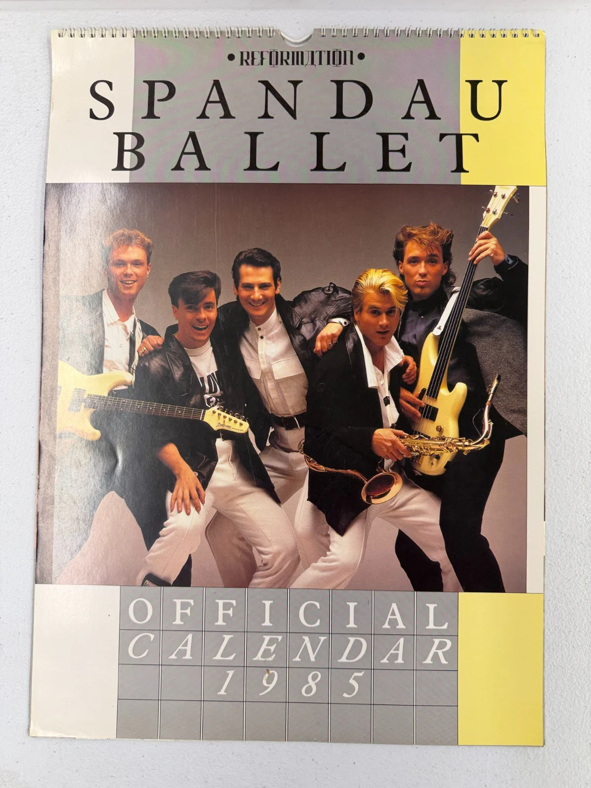 Spandau Ballet Reformation Vintage 1985 Calendar