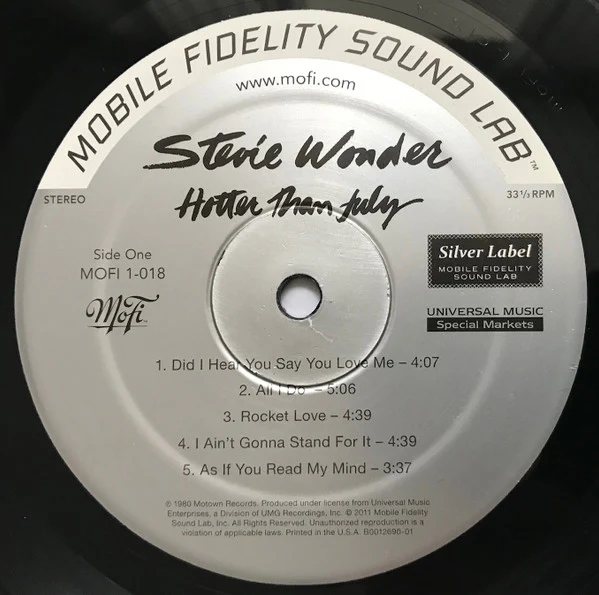 Stevie Wonder - Hotter Than July (LP, Album, Ltd, Num, RE, RM, S/Edition) (Very Good Plus (VG+)) (Very Good Plus (VG+)) - Image 4