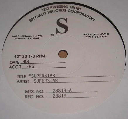 Superstar - Superstar (LP, TP, W/Lbl) (Very Good Plus (VG+))