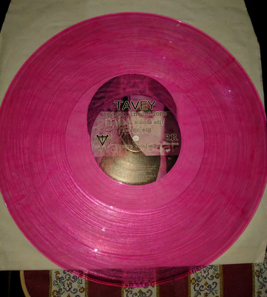 Tavey - Secret Intentions (12", Tra) (Very Good Plus (VG+)) - Image 3