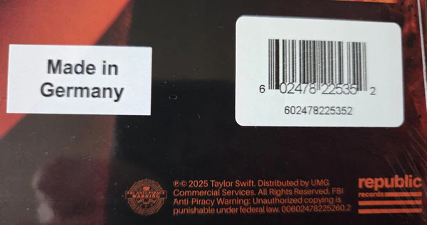 Taylor Swift - The Life Of A Showgirl (LP, Album, Ltd, RE, Cle) (Near Mint (NM or M-)) - Image 5