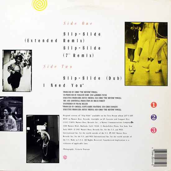 Teen Dream - Slip-Slide (12", Maxi) (Very Good Plus (VG+)) - Image 2