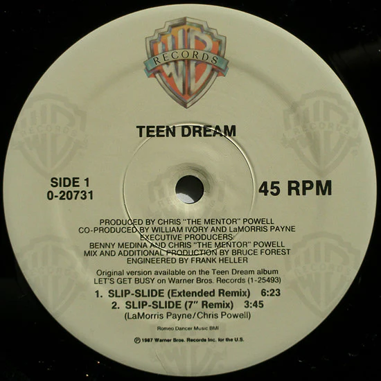 Teen Dream - Slip-Slide (12", Maxi) (Very Good Plus (VG+)) - Image 3