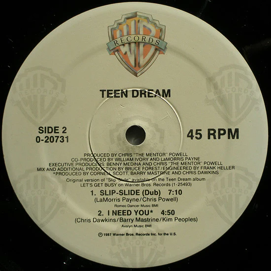 Teen Dream - Slip-Slide (12", Maxi) (Very Good Plus (VG+)) - Image 4