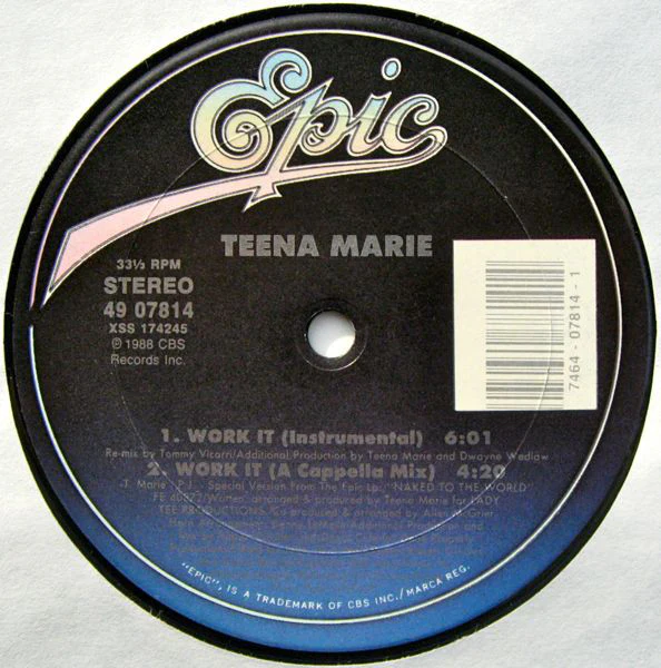 Teena Marie - Work It (12") (Very Good Plus (VG+)) - Image 4