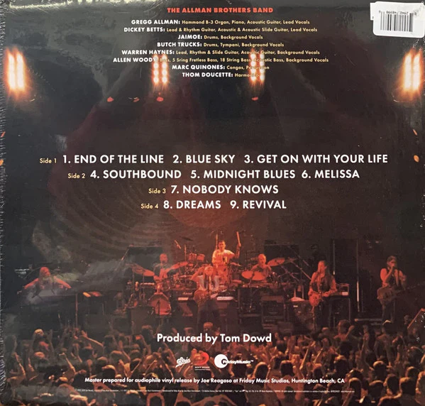 The Allman Brothers Band - An Evening With The Allman Brothers Band (First Set) (2xLP, Album, RSD, Ltd, RE, S/Edition, 180) (Very Good Plus (VG+)) (Very Good Plus (VG+)) - Image 2