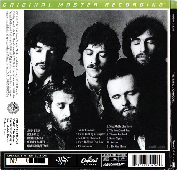 The Band - Cahoots (SACD, Hybrid, Album, Ltd, Num, RE) (Near Mint (NM or M-)) - Image 3