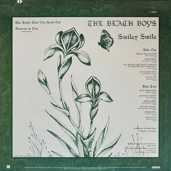 The Beach Boys - Smiley Smile (LP, Album, Mono, RE, RM, 180) (Near Mint (NM or M-)) (Near Mint (NM or M-)) - Image 2