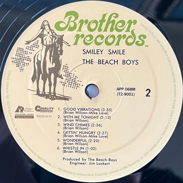 The Beach Boys - Smiley Smile (LP, Album, Mono, RE, RM, 180) (Near Mint (NM or M-)) (Near Mint (NM or M-)) - Image 4
