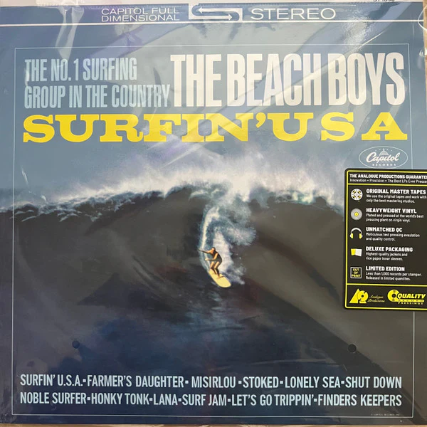 The Beach Boys - Surfin' U.S.A. (LP, Album, RE, RP, 180) (Near Mint (NM or M-)) (Near Mint (NM or M-)) - Image 4