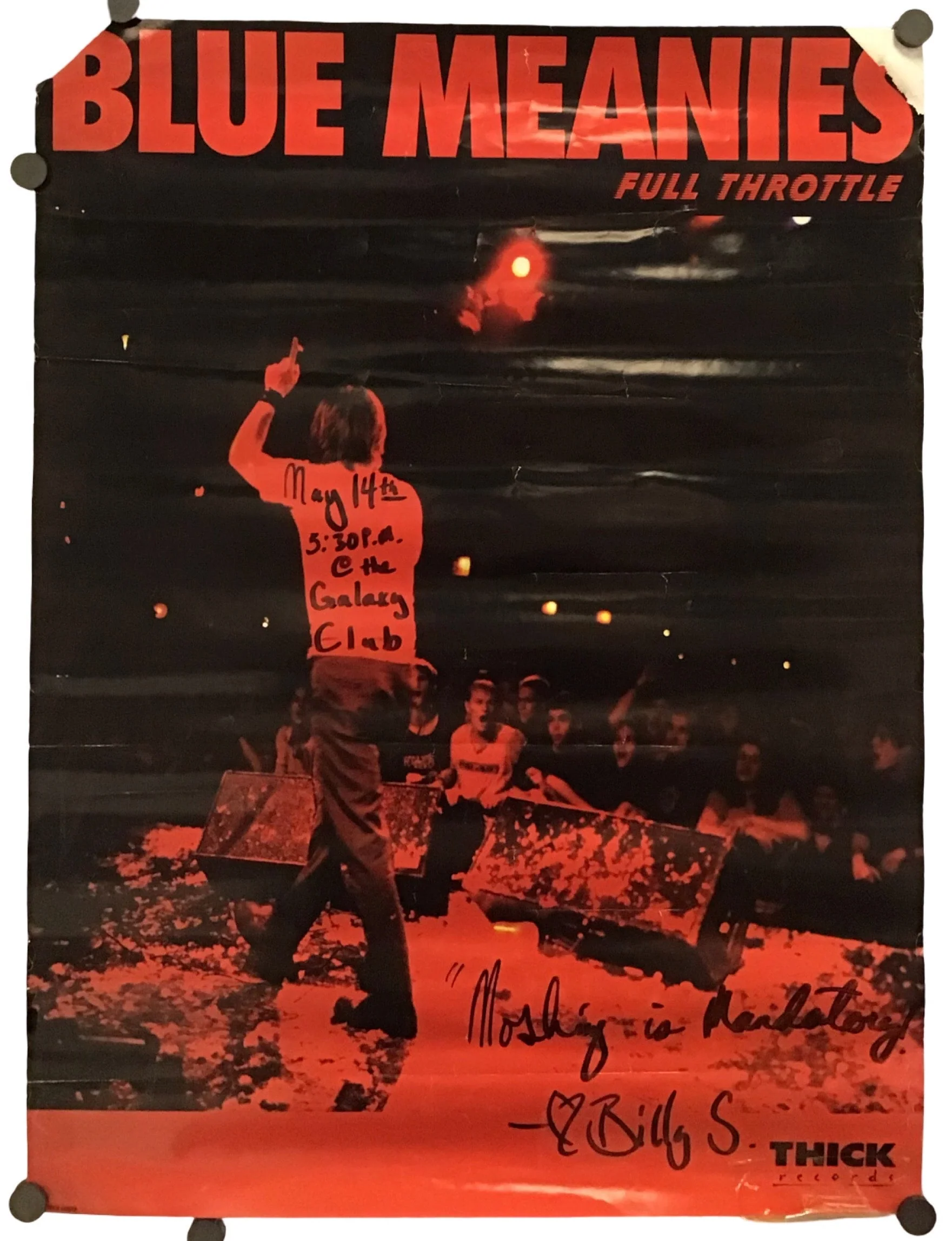 The Blue Meanies - Full Throttle Promo Poster