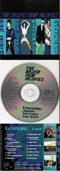The Brand New Heavies - Excursions: Remixes, Rare Grooves And More (CD, Comp, Promo) (Near Mint (NM or M-)) - Image 2