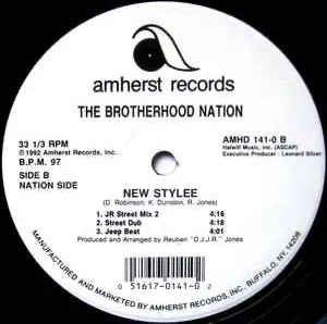 The Brotherhood Nation - New Stylee (12") (Very Good Plus (VG+)) - Image 2