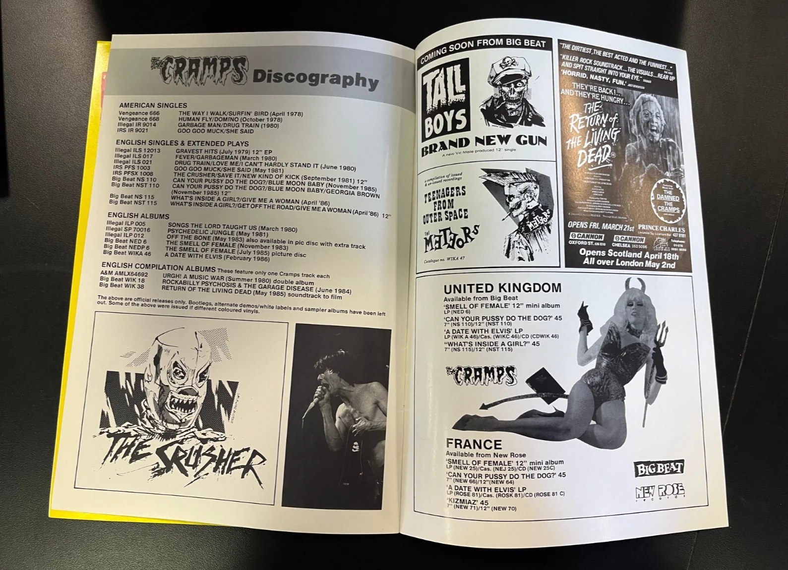The Cramps - 1986 UK Tour Program - Image 5