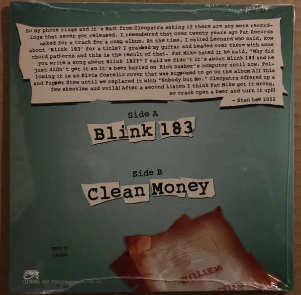 The Dickies - Blink-183 (7", Single, Ltd, Mag) (Near Mint (NM or M-)) - Image 2