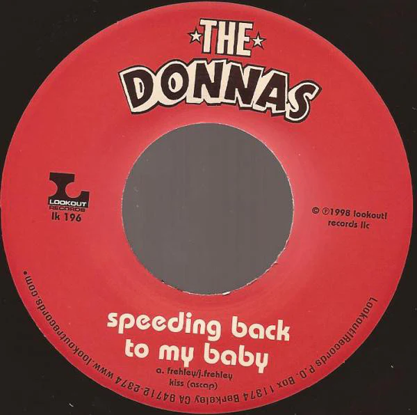 The Donnas - Rock 'N' Roll Machine b/w Speeding Back To My Baby (7", Single) (Near Mint (NM or M-)) - Image 4
