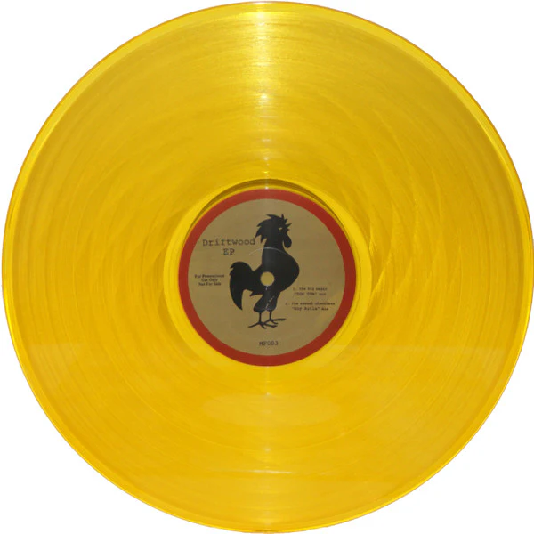 The Footclub - Driftwood EP (12", Ltd, Promo, Gol) (Very Good Plus (VG+)) - Image 3