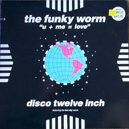 The Funky Worm* - U+Me=Love (12", Promo, SRC) (Near Mint (NM or M-))
