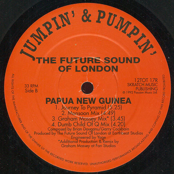 The Future Sound Of London - Papua New Guinea (12") (Very Good Plus (VG+)) - Image 2