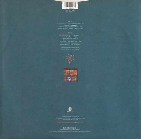 The Grid - A Beat Called Love (12") (Very Good Plus (VG+)) (Very Good Plus (VG+)) - Image 2