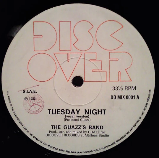 The Guazz's Band - Tuesday Night (12") (Very Good Plus (VG+))