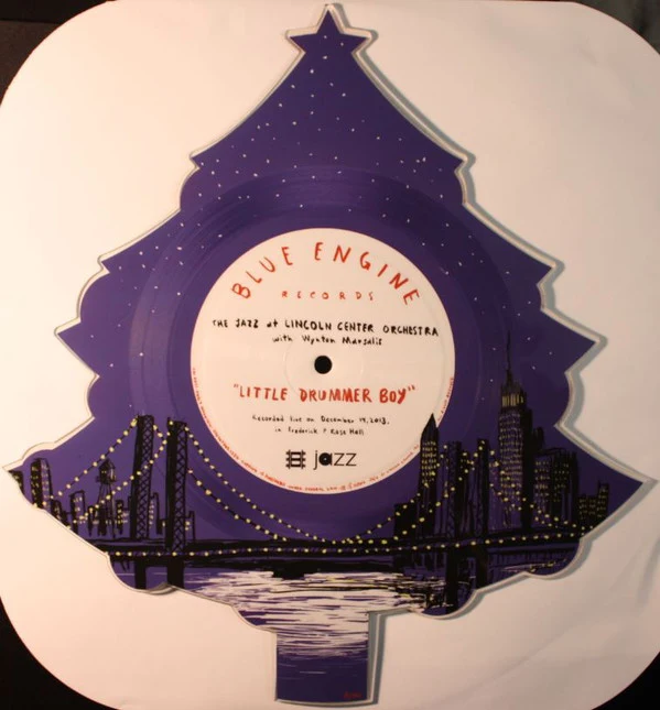 The Jazz At Lincoln Center Orchestra* With Wynton Marsalis - God Rest Ye Merry Gentleman / Little Drummer Boy (12", Shape, RSD, Ltd, Pic) (Very Good Plus (VG+)) (Very Good Plus (VG+)) - Image 2