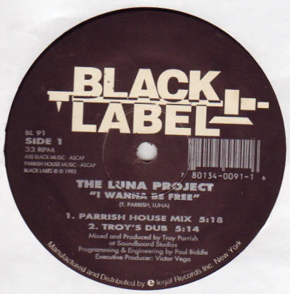 The Luna Project* - I Wanna Be Free (12") (Very Good Plus (VG+))