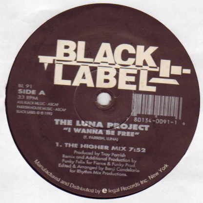 The Luna Project* - I Wanna Be Free (12") (Very Good Plus (VG+)) - Image 2