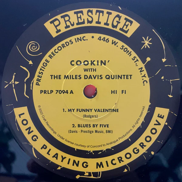 The Miles Davis Quintet - Cookin' With The Miles Davis Quintet (LP, Album, Mono, Ltd, RE, RP, 180) (Near Mint (NM or M-)) (Very Good Plus (VG+)) - Image 5