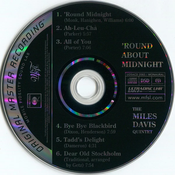 The Miles Davis Quintet - 'Round About Midnight (SACD, Hybrid, Album, Mono, Ltd, Num, RE, RM) (Near Mint (NM or M-)) - Image 5