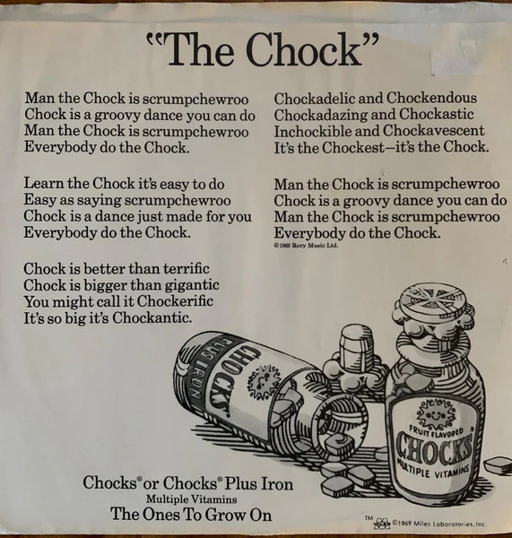 The Minimum Daily Requirement* - The Chock / Chock-Rock (7", Single) (Very Good Plus (VG+)) - Image 3