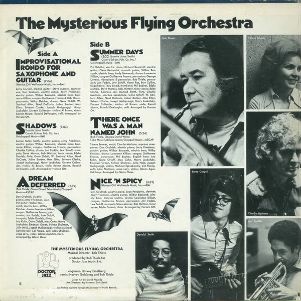 The Mysterious Flying Orchestra - The Mysterious Flying Orchestra (LP, Album, Gat) (Very Good Plus (VG+)) - Image 2