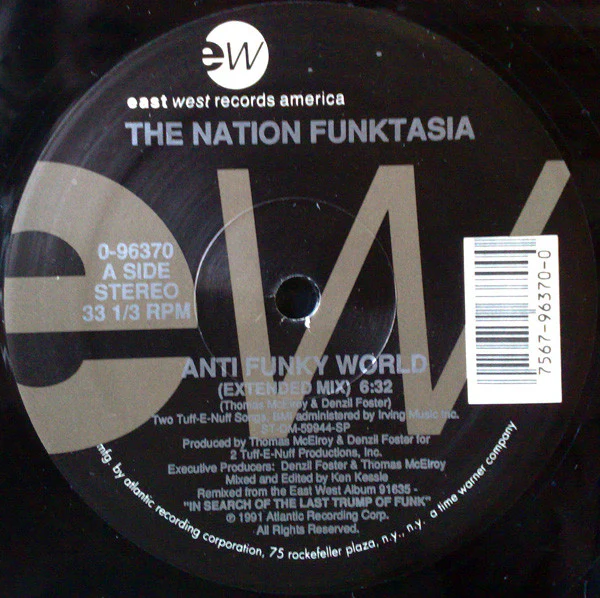 The Nation Funktasia - Anti Funky World (12") (Very Good Plus (VG+)) (Generic) - Image 2