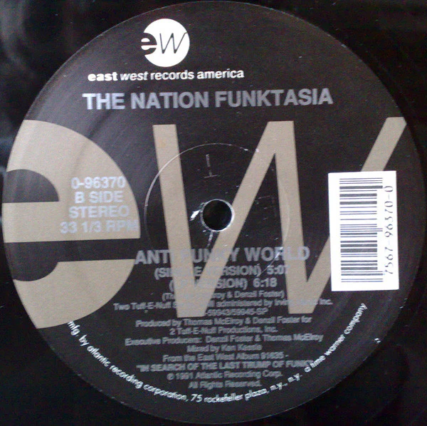 The Nation Funktasia - Anti Funky World (12") (Very Good Plus (VG+)) (Generic) - Image 3