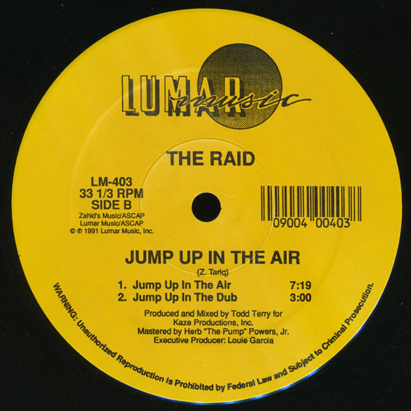 The Raid - The Party / Jump Up In The Air (12") (Very Good Plus (VG+)) - Image 2
