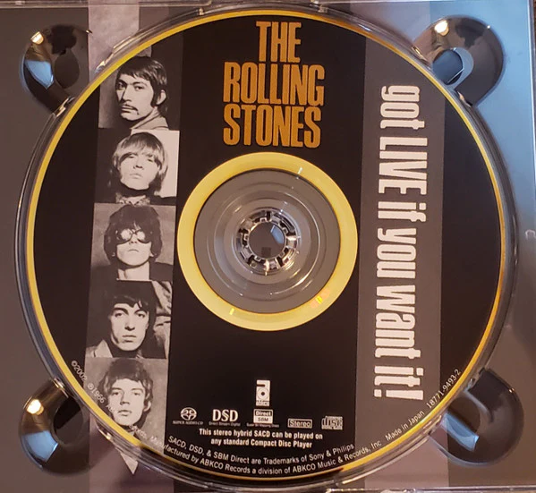 The Rolling Stones - Got Live If You Want It! (SACD, Hybrid, Album, Mono, RE, RM, Dig) (Near Mint (NM or M-)) - Image 3