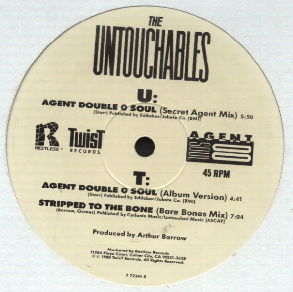 The Untouchables - Agent Double O Soul (12") (Very Good Plus (VG+)) - Image 4