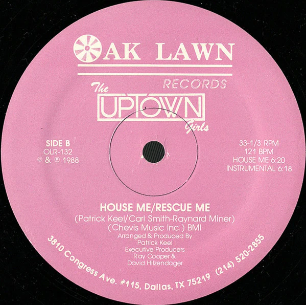The Uptown Girls - Rescue Me (12", Single) (Very Good Plus (VG+)) - Image 4