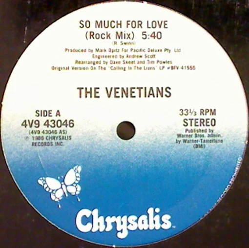 The Venetians - So Much For Love (12") (Near Mint (NM or M-))