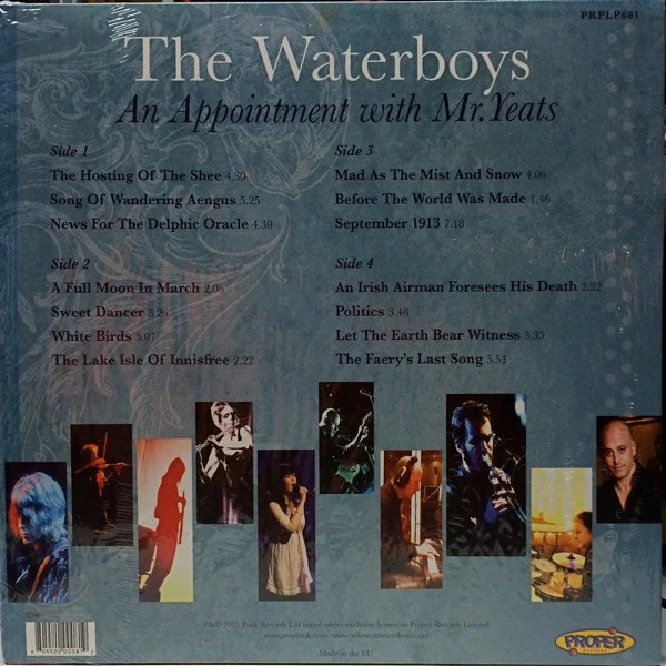 The Waterboys - An Appointment With Mr Yeats (2xLP, Album) (Near Mint (NM or M-)) (Very Good Plus (VG+)) - Image 2