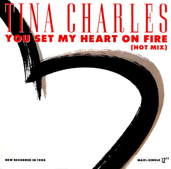 Tina Charles - You Set My Heart On Fire (12", Maxi) (Very Good Plus (VG+)) (Very Good Plus (VG+))