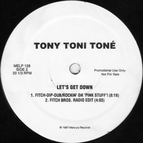 Tony Toni Toné* - Let's Get Down (Fitch Bros. Remixes) (12", Promo) (Very Good Plus (VG+)) (Generic) - Image 2