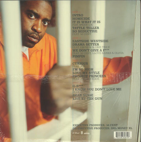 Tony Yayo - Thoughts Of A Predicate Felon (2xLP, Album) (Very Good Plus (VG+)) (Very Good Plus (VG+)) - Image 2