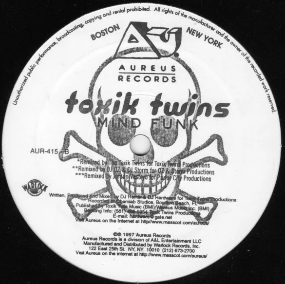 Toxik Twins - Mind Funk (12") (Very Good Plus (VG+)) - Image 3