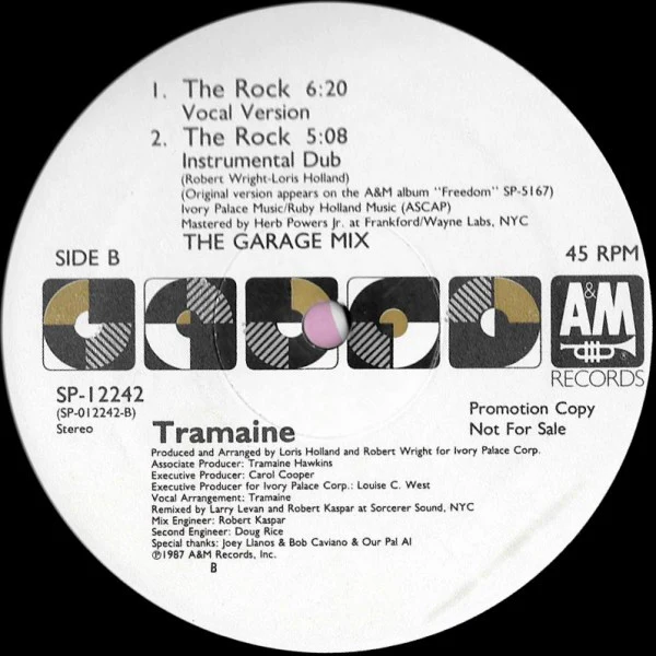 Tramaine - The Rock (12", Promo) (Very Good Plus (VG+)) - Image 3