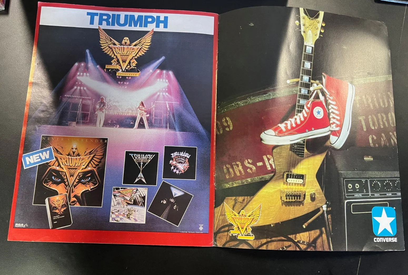 Triumph - Never Surrender (1983) World Tour Program Book - Image 4