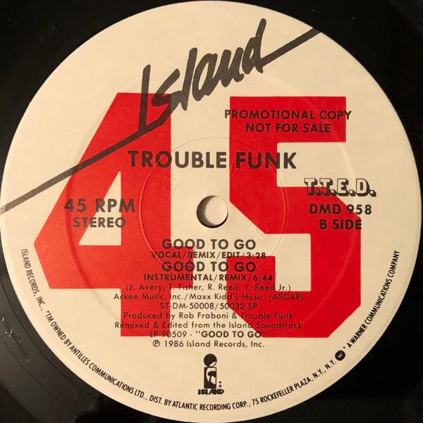 Trouble Funk - Good To Go (12", Promo) (Very Good Plus (VG+)) - Image 2