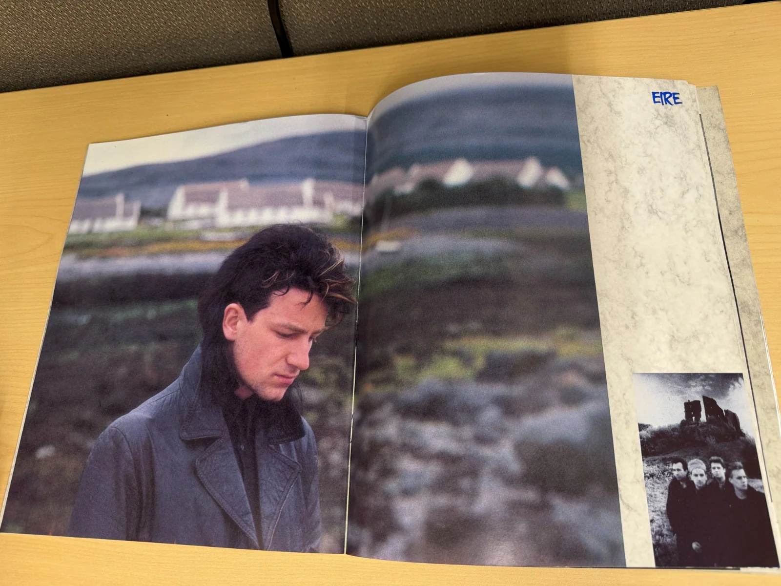 U2 - The Unforgettable Fire Concert Europe & US Tour Program Bono The Egde - Image 6